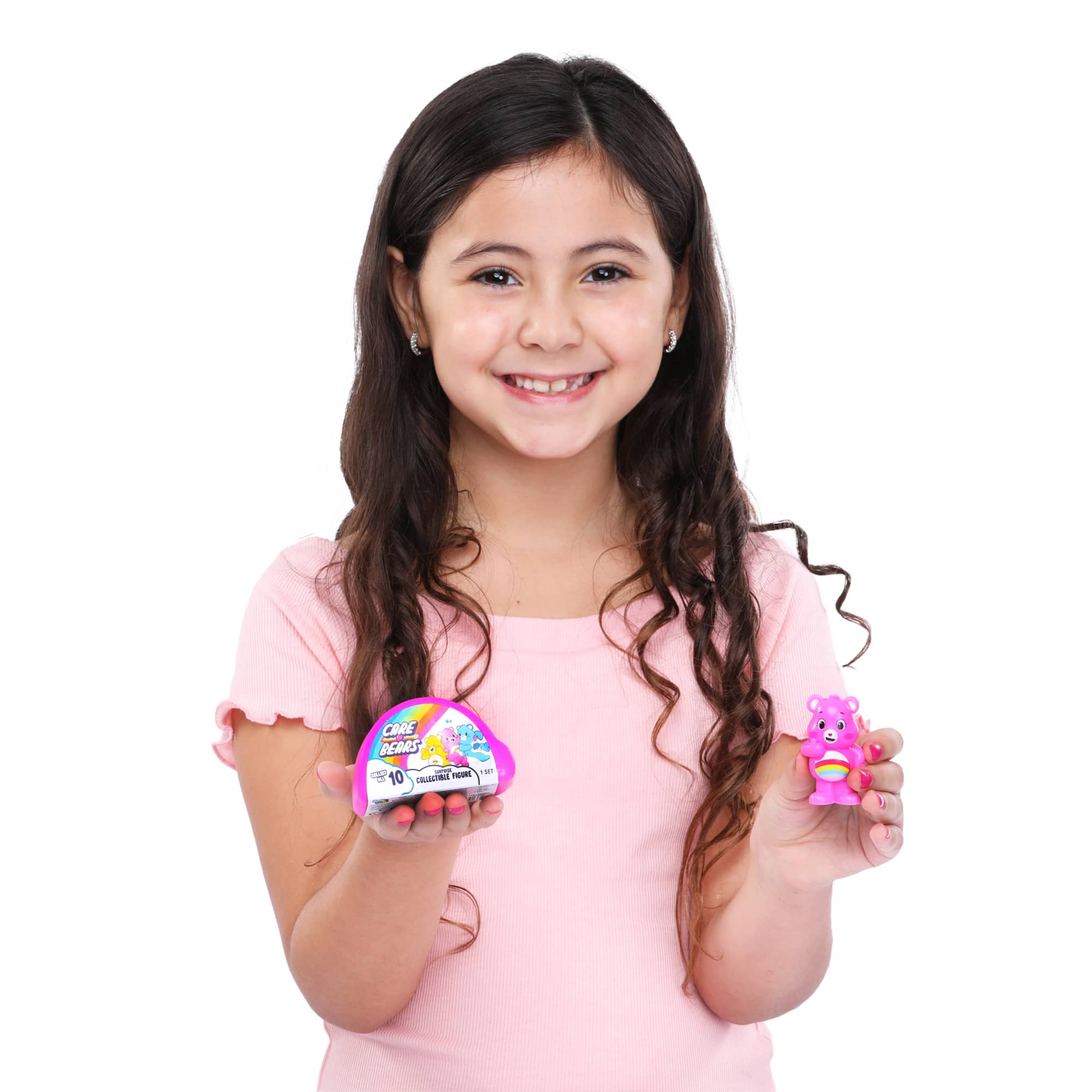 Care Bears surprise figure being held by girl