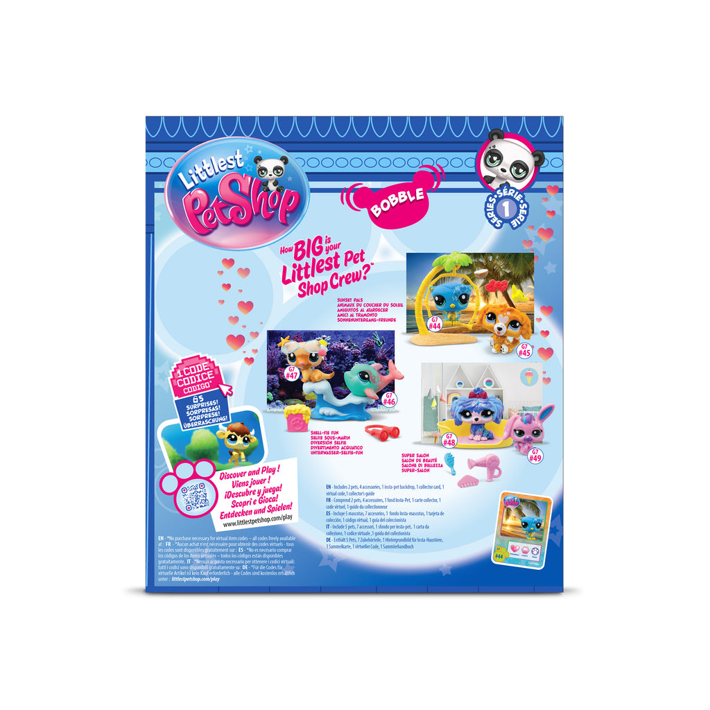 Littlest Pet Shop - Petfluencers - Sunset Pals - Package Back
