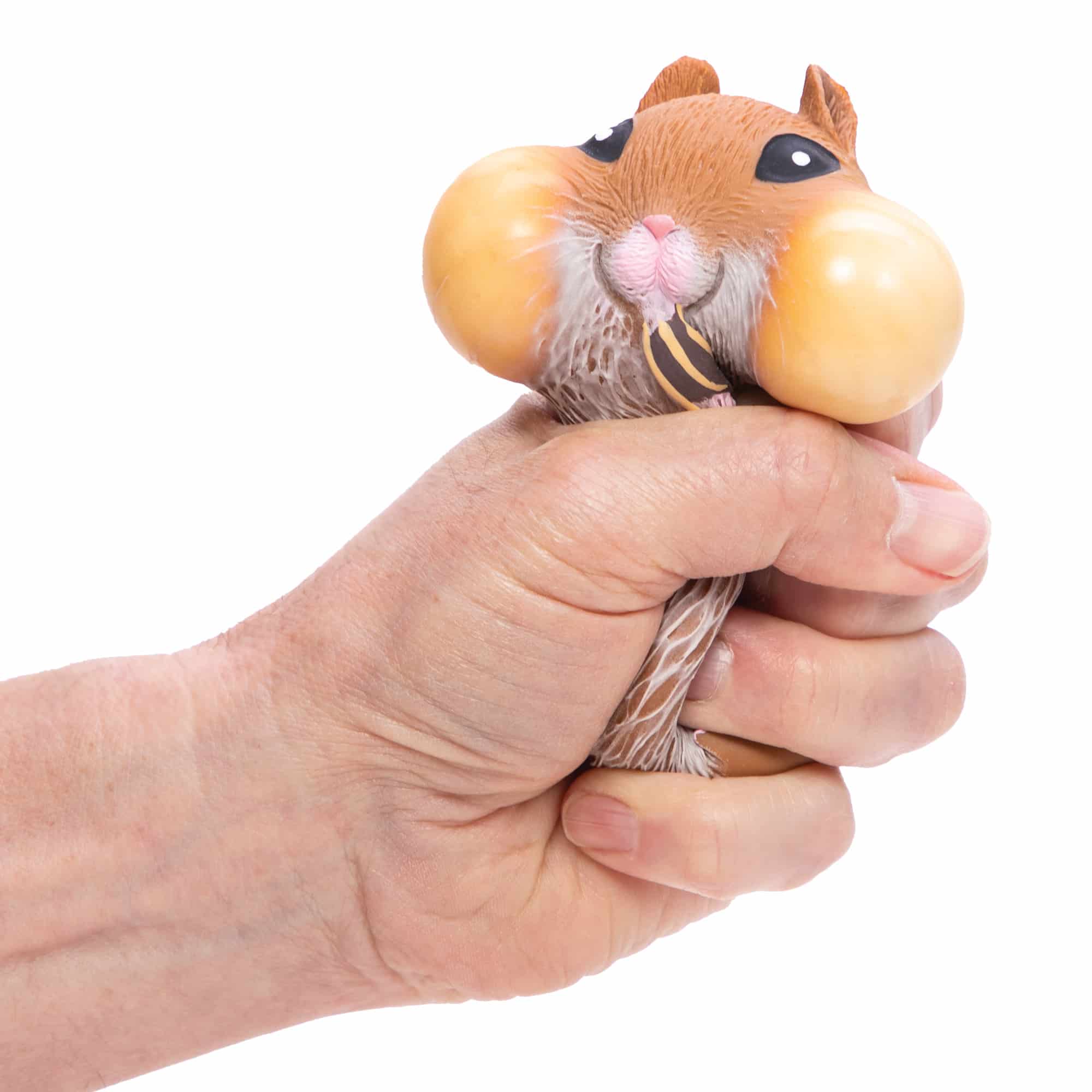 Chonky Cheeks Hamsters - Brown Squeezed