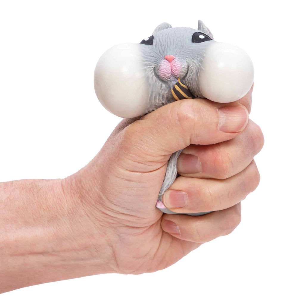 Chonky Cheeks Hamsters - Grey Squeezed