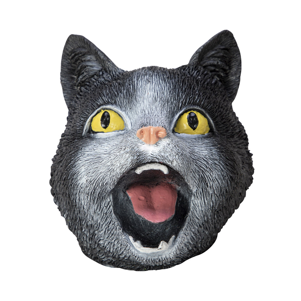 Cat Hand Puppet - Black Front