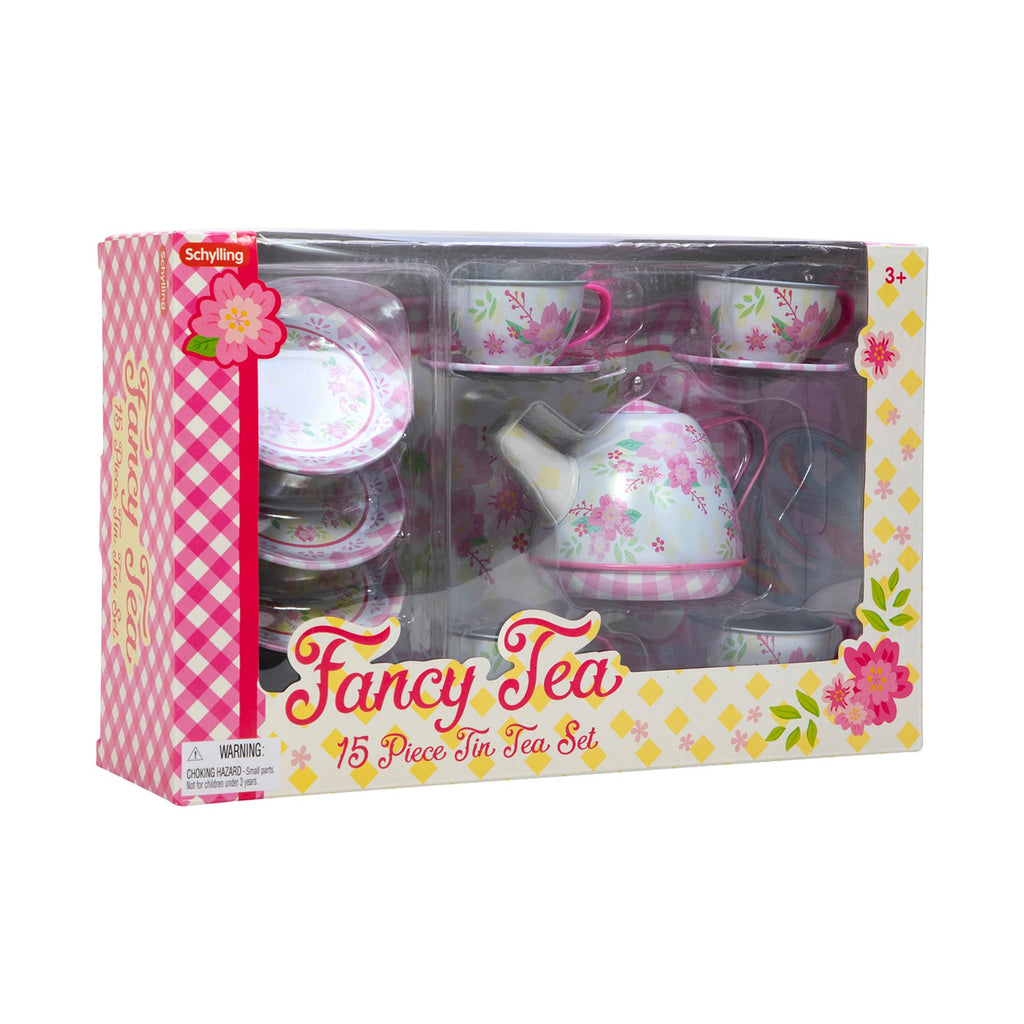 Fancy Tea Tin Tea Set Package Front Angle