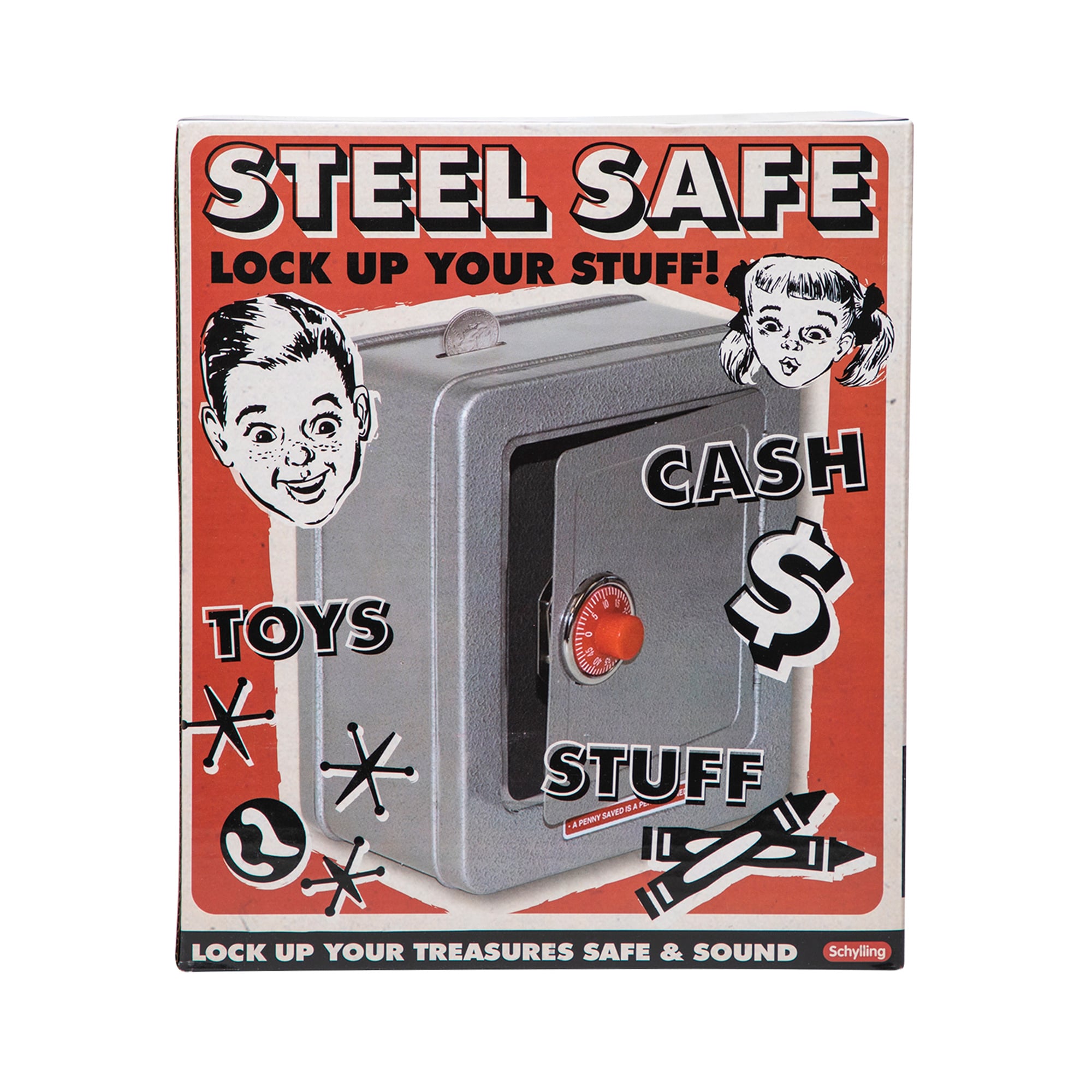 Steel Safe with Alarm Package Back