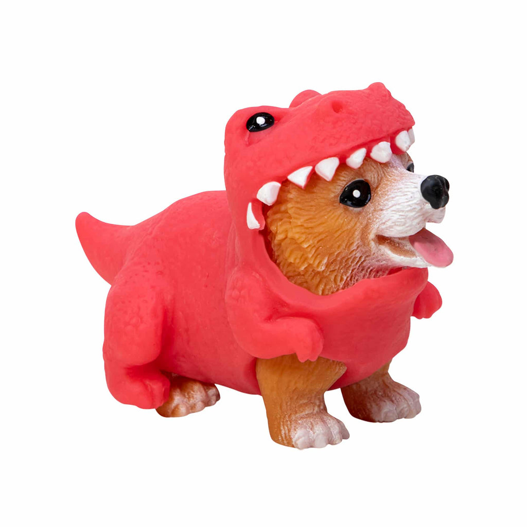 Party Puppies Corgi in Red Dino Costume