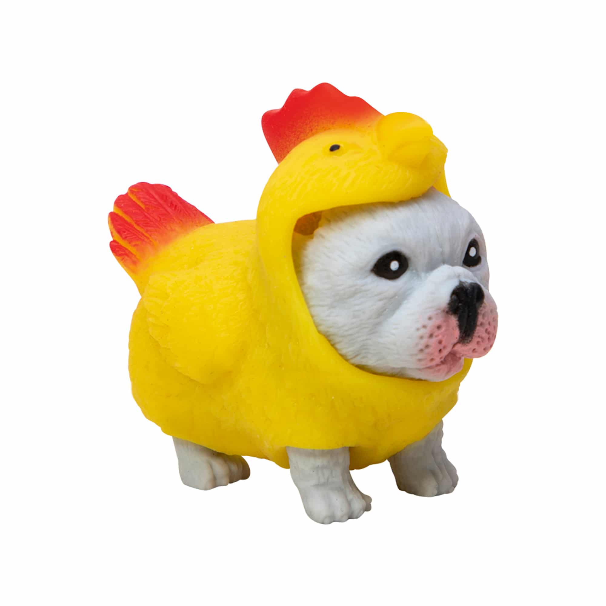 Party Puppies - French Bulldog in yellow chicken costume