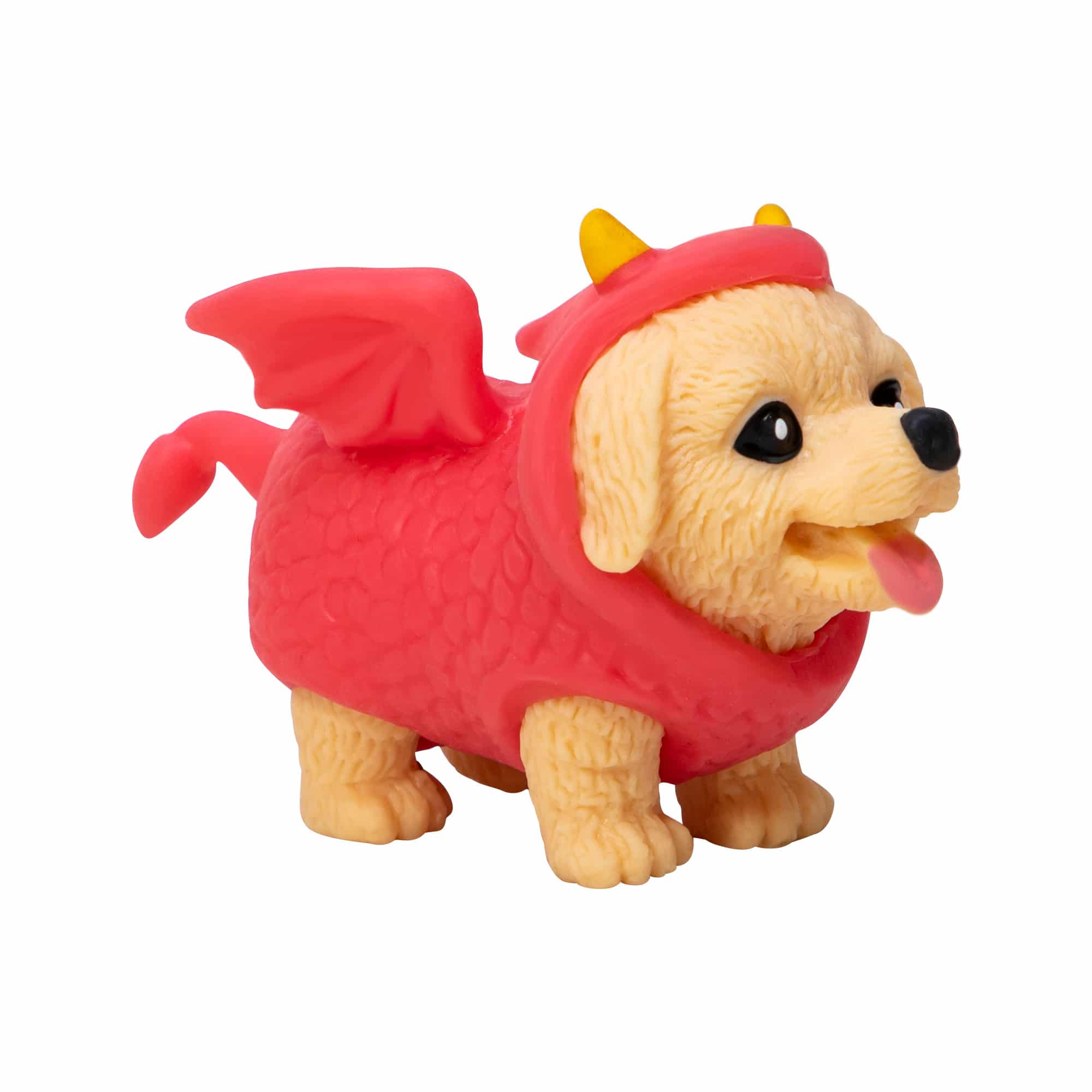 Party Puppies - Golden Retriever in Red Dragon Costume