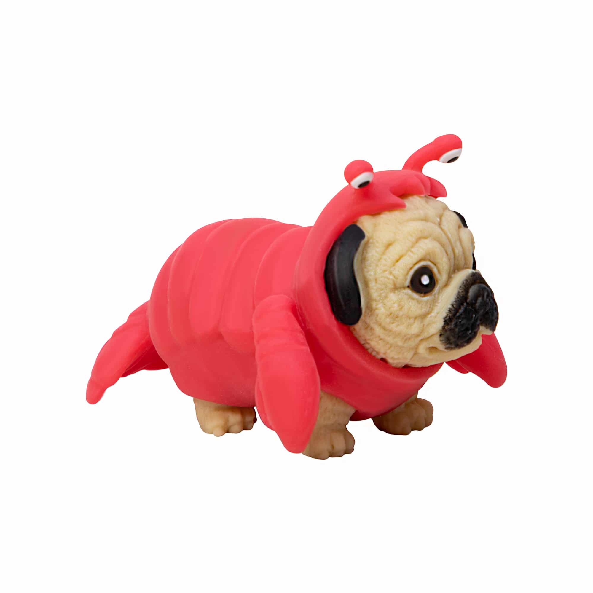Party Puppies Pug in red lobster costume