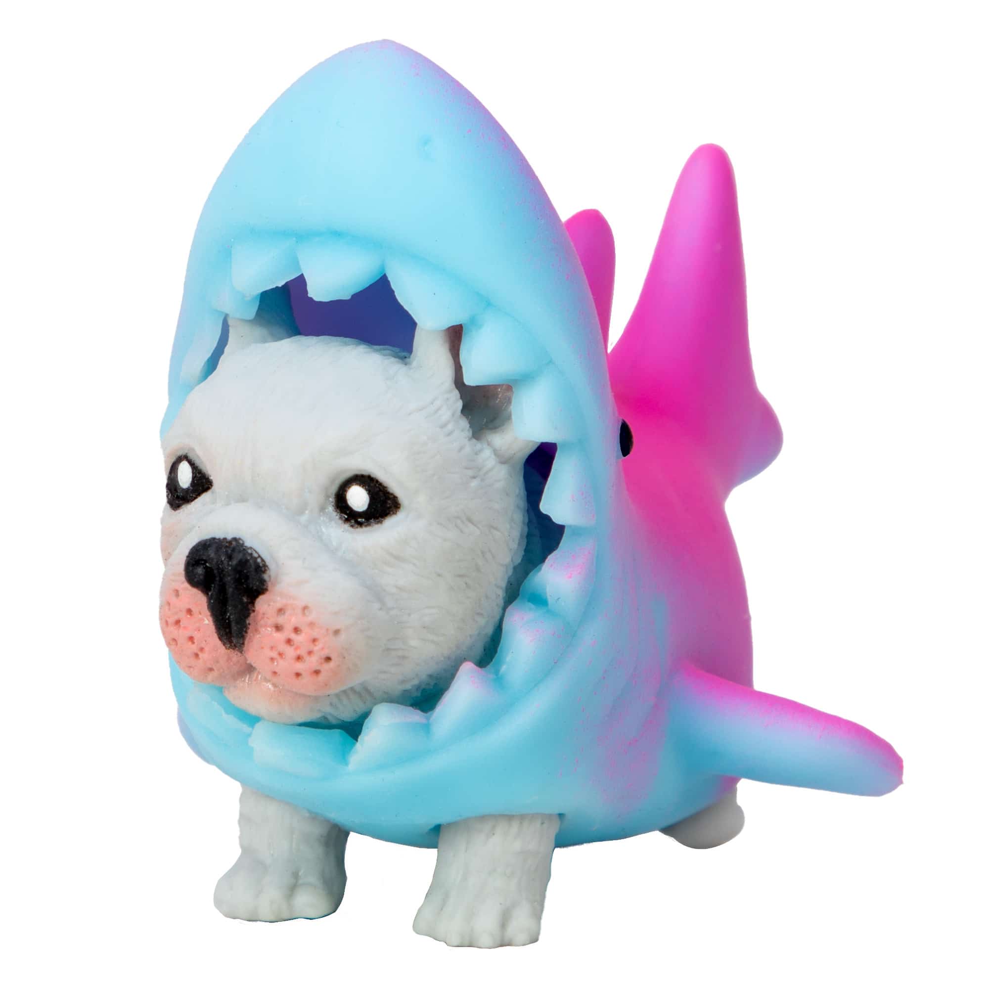 Party Animals Rave Puppies - French Bulldog in a neon shark costume