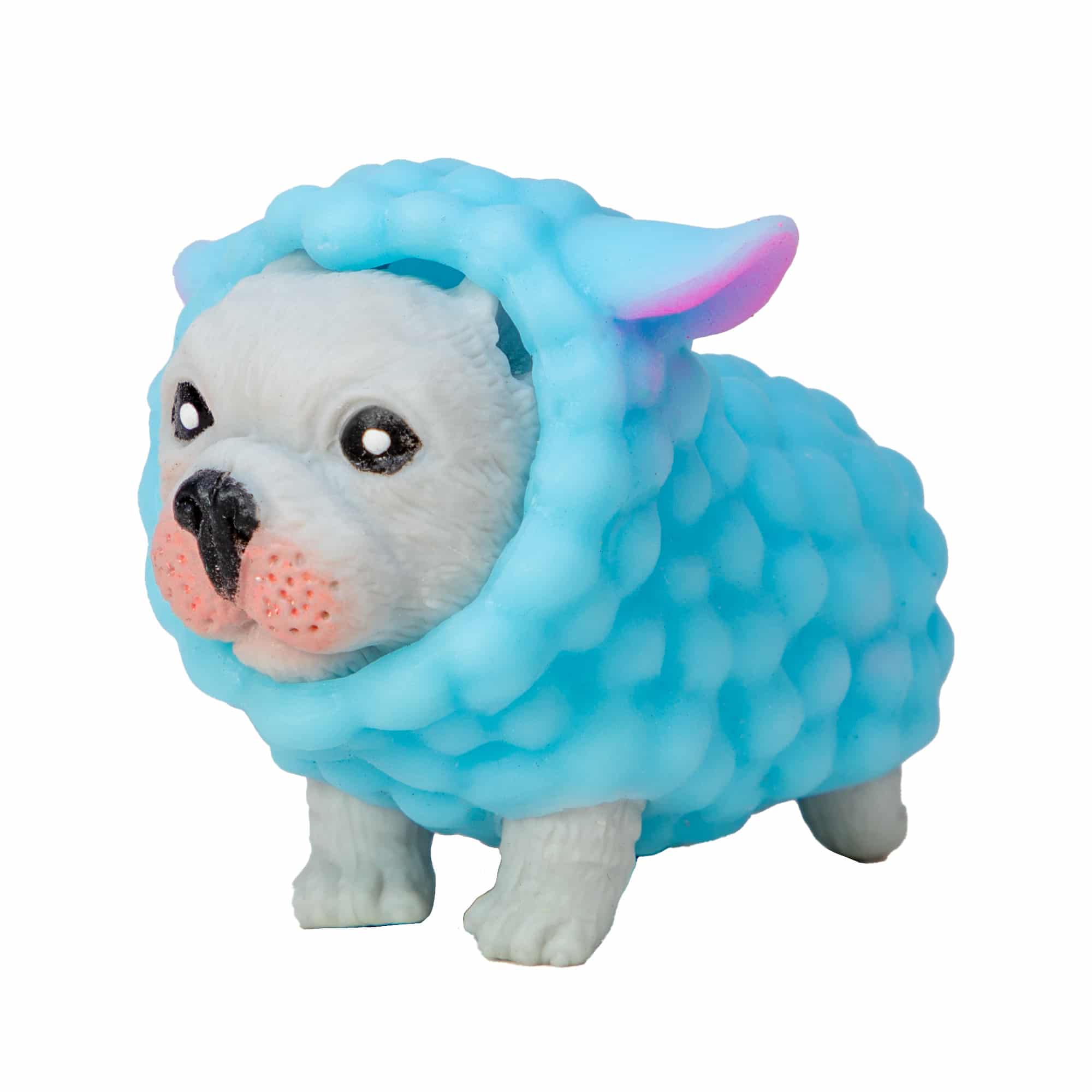 Party Animals Rave Puppies - French Bulldog in a neon lamb costume