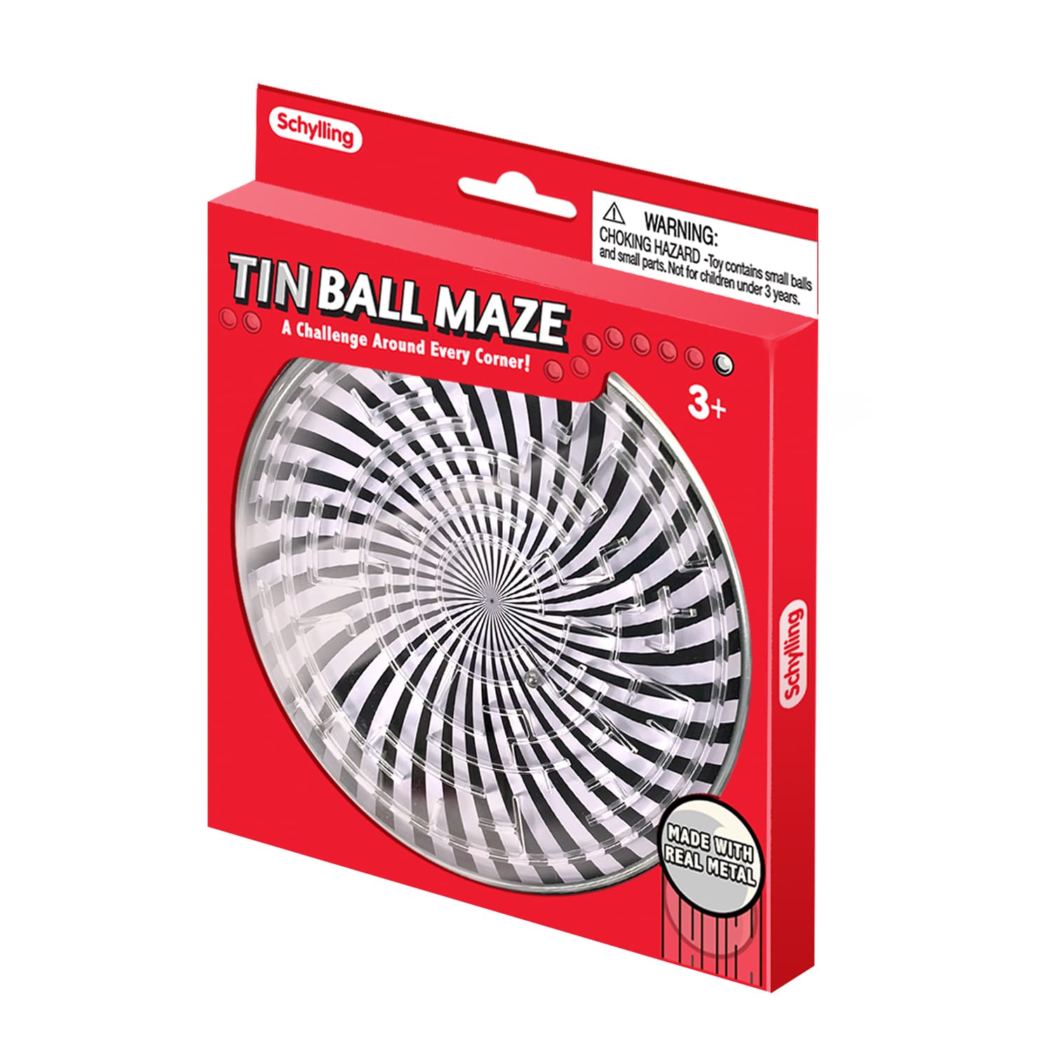 Tin BB Maze Package - Black and White
