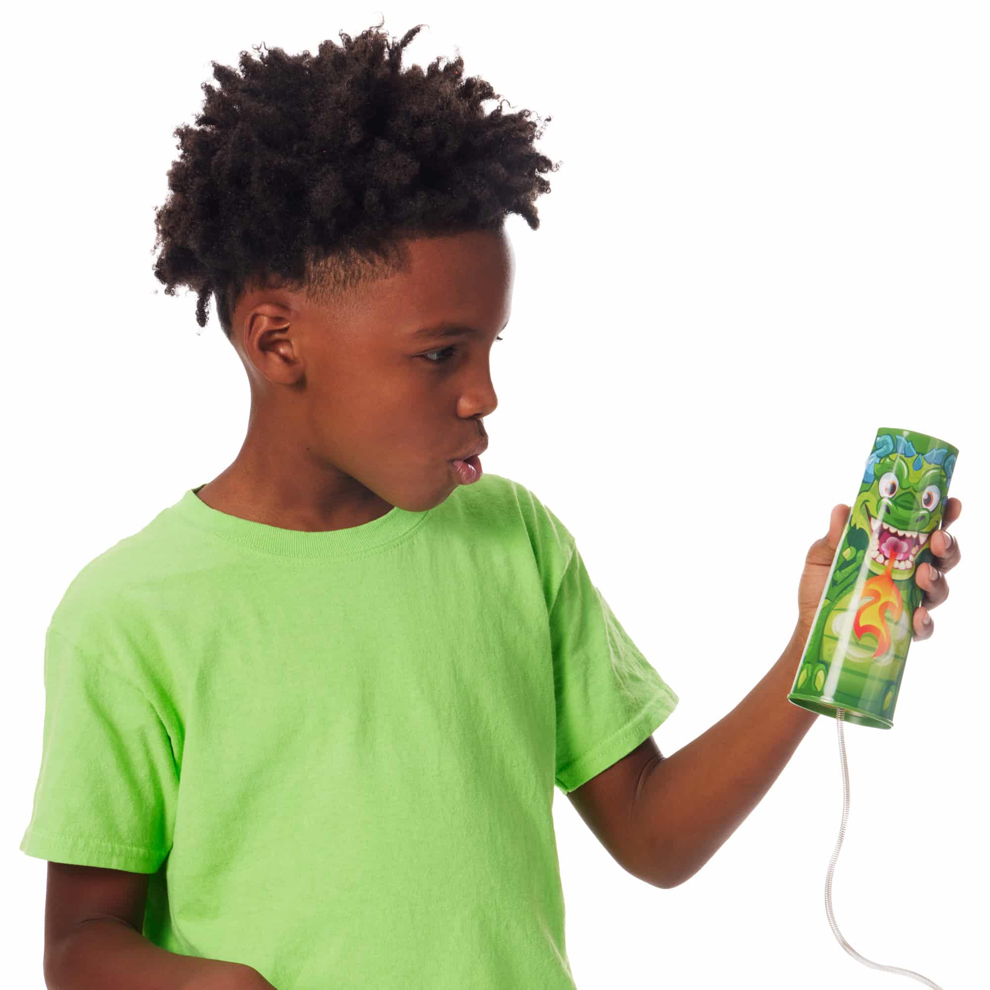 Thunder Shaker Flaming Dragon Lifestyle of boy shaking the Thunder Shaker